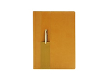 Ежедневник с карманом-резинкой для ручки на обложке