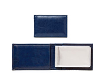 Визитница на 1 карман с прямым углом, вставка файла в карман