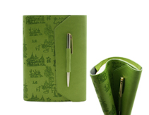Ежедневник  в обложке-портфолио гибкий с клапаном и держателем для ручки