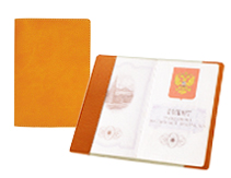 Обложка для паспорта «Оптима» из кожзаменителя 